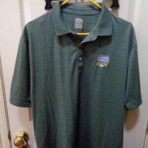 Callaway Men's Polo Shirt XL Green Opti Dri Camping World KickOff